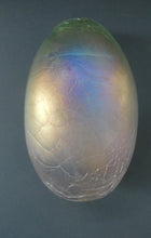 Load image into Gallery viewer, 1983 John Ditchfield Iridescent Glasform Crackle Glass Vase
