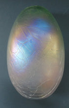 Load image into Gallery viewer, 1983 John Ditchfield Iridescent Glasform Crackle Glass Vase

