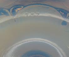 Load image into Gallery viewer, LARGE 1930s Art Deco ETLING Glass Decorative Bowl or Vase. Hexagonal Shape with Cute  
