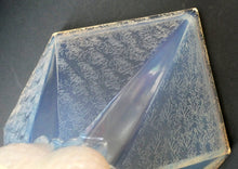 Load image into Gallery viewer, LARGE 1930s Art Deco ETLING Glass Decorative Bowl or Vase. Hexagonal Shape with Cute  
