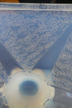Load image into Gallery viewer, LARGE 1930s Art Deco ETLING Glass Decorative Bowl or Vase. Hexagonal Shape with Cute  
