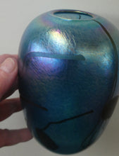 Load image into Gallery viewer, Early Ditchfield Lustre Lily-Pad Peacock Lustre Vase. Signed. Unique Collection
