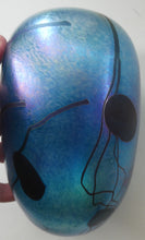 Load image into Gallery viewer, Early Ditchfield Lustre Lily-Pad Peacock Lustre Vase. Signed. Unique Collection
