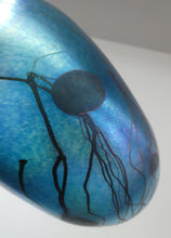 Load image into Gallery viewer, Early Ditchfield Lustre Lily-Pad Peacock Lustre Vase. Signed. Unique Collection
