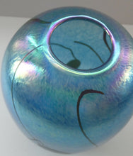 Load image into Gallery viewer, Early Ditchfield Lustre Lily-Pad Peacock Lustre Vase. Signed. Unique Collection
