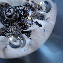 Load image into Gallery viewer, SCOTTISH PAPERWEIGHT: Vintage Caithness Paperweight: MOONFLOWER by Colin Terris. White Version
