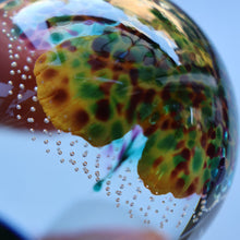 Load image into Gallery viewer, Scottish CAITHNESS GLASS Paperweight (2003) Entitled GLOBAL BEAUTY. Limited Edition of 500
