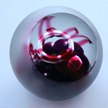 Load image into Gallery viewer, Fabulous LIMITED EDITION Scottish Caithness Glass Paperweight: Space Flower by Colin Terris; 1976

