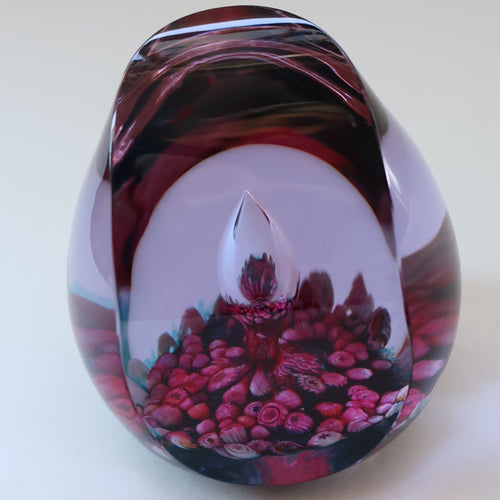 LIMITED EDITION 1987. Scottish Caithness Glass Paperweight: MINARET by Colin Terris
