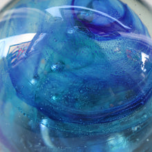 Load image into Gallery viewer, BRITISH ART GLASS. Vintage 1970s Isle of Wight Paperweight. Flame Mark Pontil
