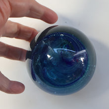 Load image into Gallery viewer, BRITISH ART GLASS. Vintage 1970s Isle of Wight Paperweight. Flame Mark Pontil
