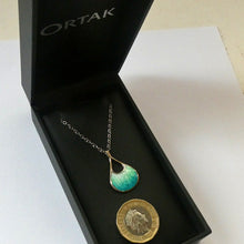 Load image into Gallery viewer, Malcolm Gray Ortak. Elementally. Waterfall Ortak Pendant. Scottish Silver BOXED
