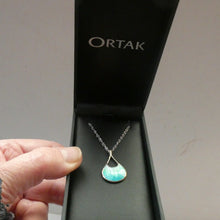 Load image into Gallery viewer, Malcolm Gray Ortak. Elementally. Waterfall Ortak Pendant. Scottish Silver BOXED
