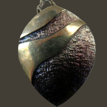 Load image into Gallery viewer, SCOTTISH SILVER. Pre-Loved Silver and Enamel MIRAGE ORTAK Pendant. BOXED
