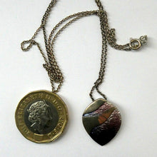 Load image into Gallery viewer, SCOTTISH SILVER. Pre-Loved Silver and Enamel MIRAGE ORTAK Pendant. BOXED
