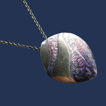 Load image into Gallery viewer, SCOTTISH SILVER. Pre-Loved Silver and Enamel MIRAGE ORTAK Pendant. BOXED

