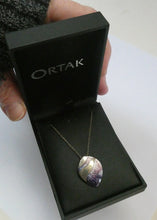 Load image into Gallery viewer, SCOTTISH SILVER. Pre-Loved Silver and Enamel MIRAGE ORTAK Pendant. BOXED
