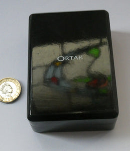 SCOTTISH SILVER. Pre-Loved Silver and Enamel ORTAK Vintage Pendant. BOXED