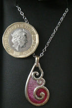 Load image into Gallery viewer, SCOTTISH SILVER. Pre-Loved Silver and Enamel Tranquility ORTAK Pendant. BOXED
