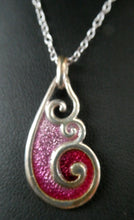 Load image into Gallery viewer, SCOTTISH SILVER. Pre-Loved Silver and Enamel Tranquility ORTAK Pendant. BOXED
