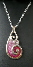 Load image into Gallery viewer, SCOTTISH SILVER. Pre-Loved Silver and Enamel Tranquility ORTAK Pendant. BOXED
