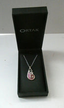 Load image into Gallery viewer, SCOTTISH SILVER. Pre-Loved Silver and Enamel Tranquility ORTAK Pendant. BOXED
