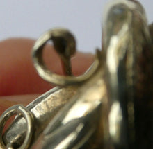 Load image into Gallery viewer, 1880s SCOTTISH SILVER: Victorian Lover&#39;s Knot Brooch with Inset Specimen Agates
