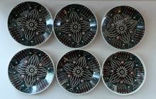 Load image into Gallery viewer, 1960s SET OF SIX Portmeirion Side Plates. MAGIC CITY Design. 7 1/4 inches
