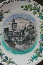 Load image into Gallery viewer, Antique Victorian Scottish Plate. Edinburgh Old Town. 1886 Edinburgh International Exhibition Souvenir

