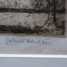 Load image into Gallery viewer, SCOTTISH ART. James McIntosh Patrick (1907 - 1998)  Notre Dames, Bruges. Very Rare Early 1920s Etching
