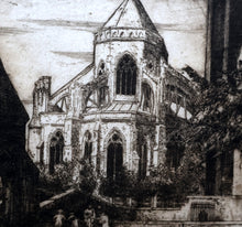 Load image into Gallery viewer, SCOTTISH ART. James McIntosh Patrick (1907 - 1998)  Notre Dames, Bruges. Very Rare Early 1920s Etching
