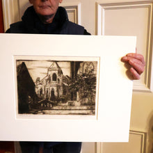 Load image into Gallery viewer, SCOTTISH ART. James McIntosh Patrick (1907 - 1998)  Notre Dames, Bruges. Very Rare Early 1920s Etching
