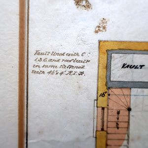 Interesting Sheet of Pen & Ink Architectural Studies for Colonial Houses at the Island of Grand Turk. Dated 1902