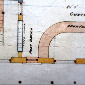 Interesting Sheet of Pen & Ink Architectural Studies for Colonial Houses at the Island of Grand Turk. Dated 1902