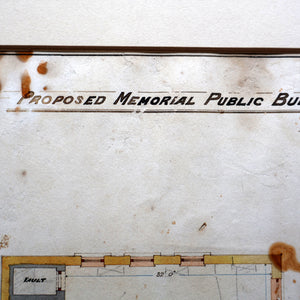 Interesting Sheet of Pen & Ink Architectural Studies for Colonial Houses at the Island of Grand Turk. Dated 1902