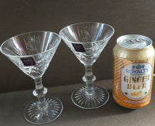 Load image into Gallery viewer, Pair of Edinburgh Crystal Small Cocktail or Sherbet Glasses
