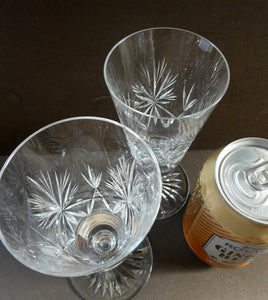 Pair of Edinburgh Crystal. Star of Edinburgh Champagne Flutes