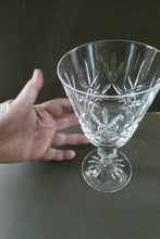 Load image into Gallery viewer, PAIR of Edinburgh Crystal Large Red Wine Goblets. LOMOND PATTERN 6 3/4 inche
