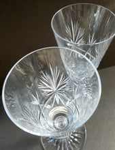 Load image into Gallery viewer, Pair of Edinburgh Crystal. Star of Edinburgh Champagne Flutes
