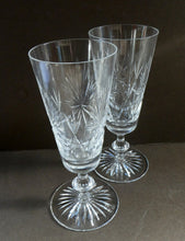 Load image into Gallery viewer, Pair of Edinburgh Crystal. Star of Edinburgh Champagne Flutes
