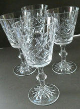 Load image into Gallery viewer, PAIR of Edinburgh Crystal Large Red Wine Goblets. LOMOND PATTERN 6 3/4 inche
