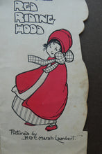Load image into Gallery viewer, EDWARDIAN Children&#39;s Nursery Book RED RIDING HOOD. Illustrated by Lambert Marsh
