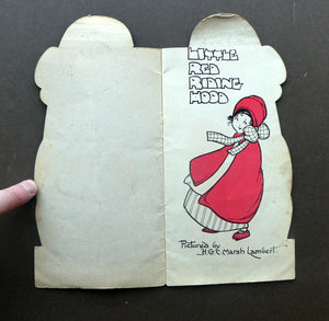 EDWARDIAN Children's Nursery Book RED RIDING HOOD. Illustrated by Lambert Marsh