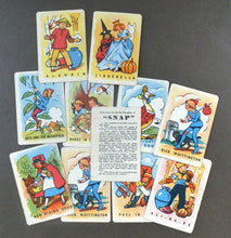 Load image into Gallery viewer, Vintage 1940s SNAP Playing Cards Game. Clifford Series Pantomime Snap Game COMPLETE
