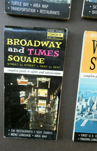 Four American New York Go Guide Booklets by Lew Frank. Published 1963