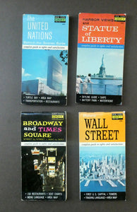 Four American New York Go Guide Booklets by Lew Frank. Published 1963