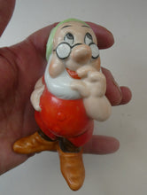 Load image into Gallery viewer, Rare 1930s Novelty Toothbrush Holder. Walt Disney Copyright: Figurine of Doc
