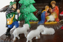 Load image into Gallery viewer, 1960s Vintage Christmas Decoration. Nativity Model in Original Box HONG KONG
