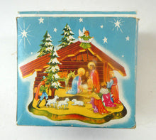 Load image into Gallery viewer, 1960s Vintage Christmas Decoration. Nativity Model in Original Box HONG KONG
