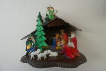 Load image into Gallery viewer, 1960s Vintage Christmas Decoration. Nativity Model in Original Box HONG KONG
